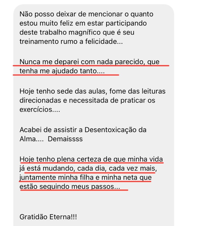Aluna relata que mudou a vida da filha e da neta também